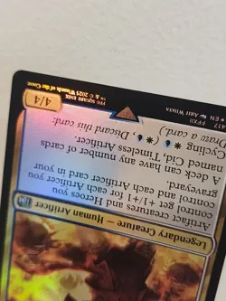 FOIL Cid, Timeless Artificer (0417) FIN - MTG Final Fantasy NM - Image 5