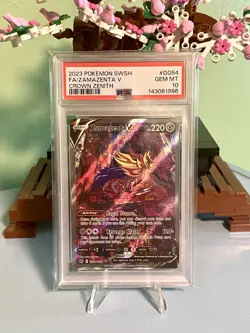 2023 ZAMAZENTA V CROWN ZENITH GG54 PSA 10 POKEMON SWORD AND SHIELD CROWN ZENITH - Image 1