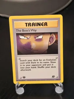 The Boss's Way 1st Edition - Team Rocket - Pokemon TCG - LP - Image 1