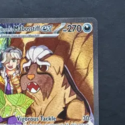 Pokemon TCG Destined Rivals Arvens Mabosstiff EX Sir 235/182 - Image 3
