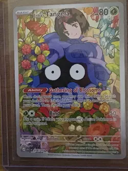 Pokemon ME: Ascended Heroes Erika’s Tangela 218/217 Illustration Rare IR - Image 1