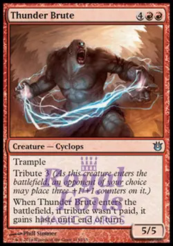 Thunder Brute 2x FOIL BNG MTG Born of the Gods Uncommon MINT red - Image 1