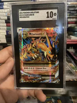 2016 Pokemon XY M Charizard Ex Evolutions #13/108 SGC 10 - Image 3