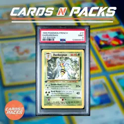 Carte Pokemon Dardargnan 17/102 Set de base Edition 1 PSA 9 - Image 1