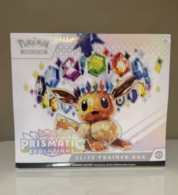 🪩 Pokemon PRISMATIC EVOLUTIONS Elite Trainer Box ETB New Sealed 🪩 - Image 1