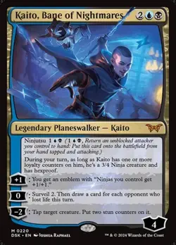 Kaito, Bane of Nightmares DSK NM MTG - Image 1