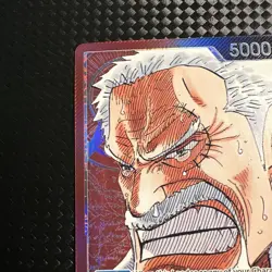 One Piece TCG Red Black Monkey.D.Garp Leader (002) (Alternate Art) OP02-002 - Image 3