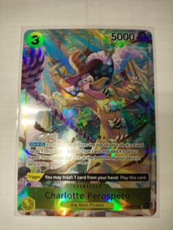 One Piece TCG ● OP03-113 ● SR ● Charlotte Perospero ● NM ● ENG ● Alt Art - Image 1