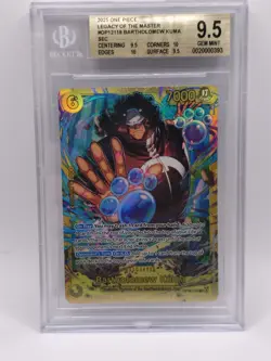 One Piece Bartholomew Kuma OP12-119 Legacy of the Master Foil BGS 9.5 Sec - Image 1