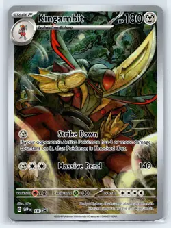 Kingambit SV: Scarlet & Violet Promo Cards SVP 130 Holofoil NM - Image 1