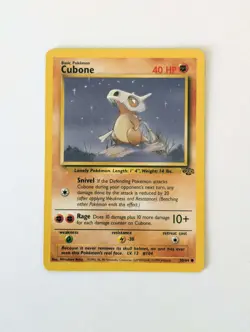Pokemon Card WOTC Cubone 50/64 Jungle Non-holo Common Unlimited 1999 - NM - Image 1