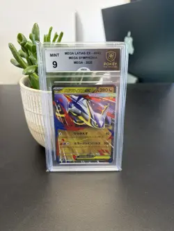 Pokemon Mega Latias EX 049/063 Mega Symphonia Japanese Card Pokey 9 Graded Card - Image 1