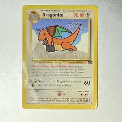Pokemon The First Movie promo card - Dragonite - #5 WoTC Black Star Promo DMG - Image 1