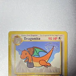 Pokemon The First Movie promo card - Dragonite - #5 WoTC Black Star Promo DMG - Image 2
