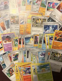 Pokemon Card Lot (100) Uncommons - Mixed Sets - Authentic TCG Bulk - Image 1