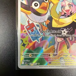 Pokemon TCG Iono's Wattrel 231/217 Ascended Heroes Illustration Rare NM Card - Image 4
