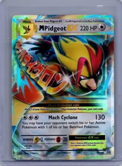 Mega Pidgeot EX 65/108 - Pokemon TCG Evolutions XY Ultra Rare Card NM - Image 1