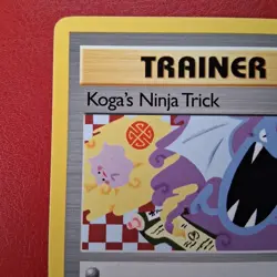 Koga's Ninja Trick 115/132 Gym Challenge Regular First Edition Pokemon Card LP - Image 4