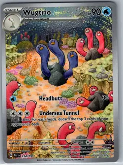 Wugtrio 224/091 SV: Paldean Fates - Pokemon Card - NM - Image 1