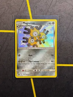Magneton SV28/SV94 - Pokemon TCG Hidden Fates Sun & Moon Shiny Rare Card NM - Image 1