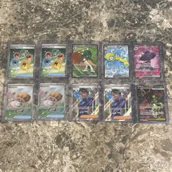 Pokemon Card - LOT OF 50 - Full Art - Illustration Rare - Gold - Pack Fresh - Image 4