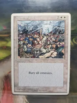 MTG 1x Wrath Of God - 4th Edition Rare - Image 1