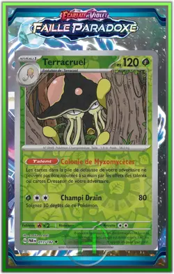 Terracruel Reverse - EV4:Faille Paradoxe - 017/182 - Carte Pokemon FR Neuve - Image 1