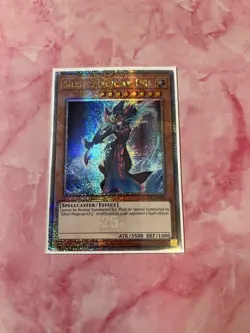 Yugioh: Silent Magician Lv8 - Quarter Century Secret Rare - MZTM-EN000 - NM - Image 1