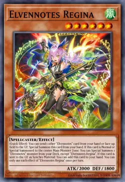 Elfnote Regina BLZD-EN014 Secret Rare 1st Ed YuGiOh Preorder - Image 1
