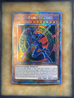 Yugioh Dark Magician of Chaos RA03-EN134 Platinum Secret Rare 1st Ed NM - Image 1