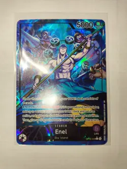 One Piece TCG ● OP15-058 ● L ● Enel ● NM ● ENG ● Alt Art Leader - Image 1