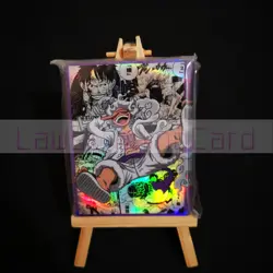 One Piece - Luffy Foil Card Sleeves 66mmX91mm 60ct Standard Size - Image 1