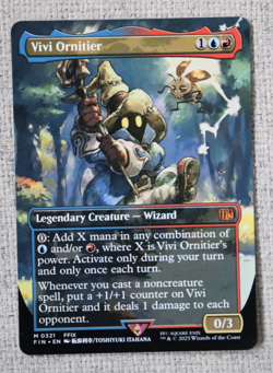 Vivi Ornitier #321 Borderless Final Fantasy MTG x1 Magic the gathering card NM - Image 1
