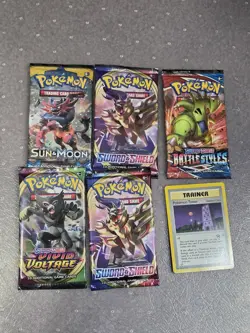5 Pokemon packs & 1 Promo Card,Chilling Reign, Battle Styles Etc., SHIPS FAST - Image 2