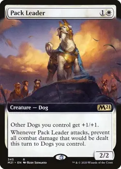 Pack Leader - Extended Art M21 NM MTG - Image 1
