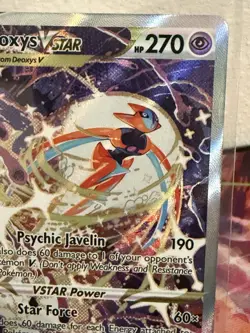 Pokemon Deoxys VSTAR TCG Card Crown Zenith: Galarian Gallery, GG46/GG70 NM - Image 3