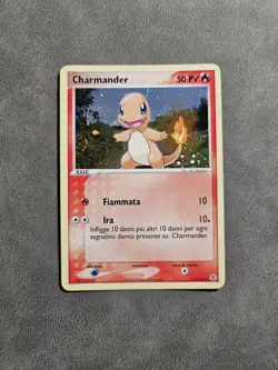 Pokemon SPANISH Charmander 🌀SWIRLS🌀 113/112 Secret - FireRed & LeafGreen - NM - Image 1