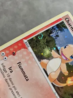 Pokemon SPANISH Charmander 🌀SWIRLS🌀 113/112 Secret - FireRed & LeafGreen - NM - Image 2