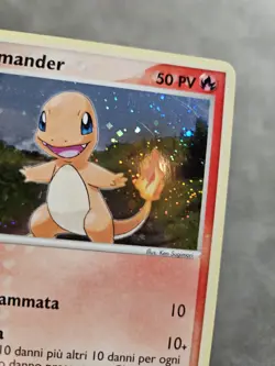 Pokemon SPANISH Charmander 🌀SWIRLS🌀 113/112 Secret - FireRed & LeafGreen - NM - Image 3