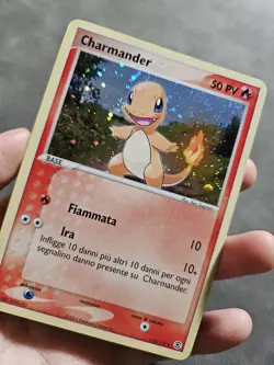 Pokemon SPANISH Charmander 🌀SWIRLS🌀 113/112 Secret - FireRed & LeafGreen - NM - Image 5