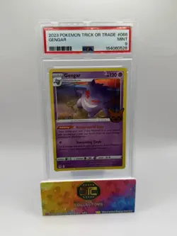 2023 Pokemon Trick Or Trade Gengar PSA MINT 9 066/196 - Image 1