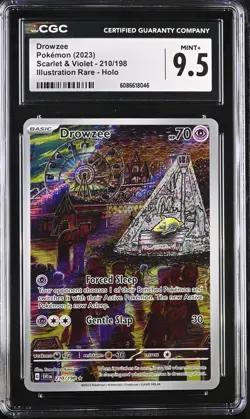 2023 Pokemon Scarlet & Violet Drowzee Holo 210/198 Mint+ CGC 9.5 - Image 1