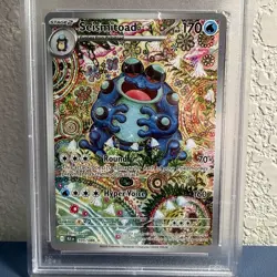 Pokemon Seismitoad 105/086 Black Bolt Illustration Rare PSA 9 - Image 2