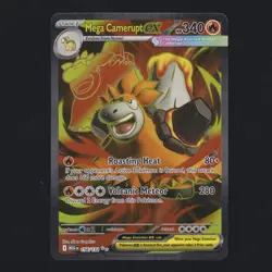 Mega Camerupt Ex 156/132 Mega Evolutions Ultra Rare Holo Pokemon TCG NM 🔥 - Image 1