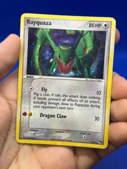 2004 Pokemon POP Series 1 Rayquaza 003/017 Holo Rare MP - Image 2