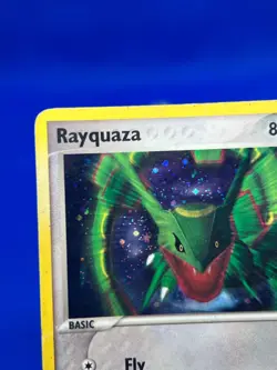 2004 Pokemon POP Series 1 Rayquaza 003/017 Holo Rare MP - Image 3