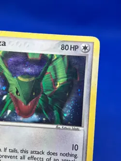 2004 Pokemon POP Series 1 Rayquaza 003/017 Holo Rare MP - Image 4