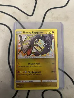 Shining Rayquaza 56/73 Shining Legends - Shiny Holo Rare Pokemon TCG LP - Image 1
