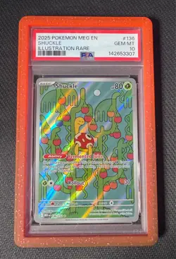Pokemon Shuckle 136 Mega Evolution PSA 10 GEM MINT - Image 1