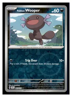 Paldean Wooper Reverse Holo - Journey Together 093/159 -Common- Pokemon NM - Image 1
